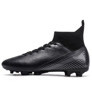 Botas de Fútbol Profesionales para Hombre, Color Azul Claro, de Caña Alta, Tacos FG, Venta al Por Mayor, Personalizables, para Entrenamiento y Partidos Internacionales - Product Image 4