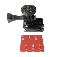 Vente directe d'usine, support de caméra pour casque de sécurité rotatif à 360 degrés, adhésif, pour casque de moto, Go Pro, CE RoHs