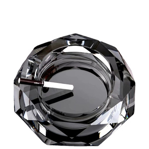 Cendrier en cristal de verre à revêtement gris octogonal pour cigarettes <span class=keywords><strong>ou</strong></span> cigares de haute qualité - Product Image 6