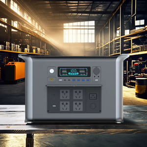 สถานีพลังงานลิเธียมแบบพกพา 2400W 2048Wh คลื่นไซน์บริสุทธิ์ AC/DC พร้อมไฟฉาย สำหรับใช้ในบ้านและรถยนต์ - Product Image 3