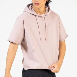 Sudadera con Capucha Personalizada de Estilo Urbano para Hombre, Diseño Bordado, Corte Cuadrado, Mezcla de Algodón, Talla y Color Personalizados - Product Image 6