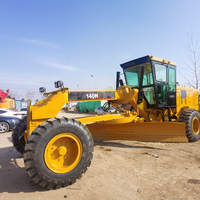Motoniveladora Usada 140H, 138kW, 185Hp, Motor de 6 Cilindros, Equipo de Movimiento de Tierras para Trabajo Pesado, Equipo de Construcción de Carreteras en Venta