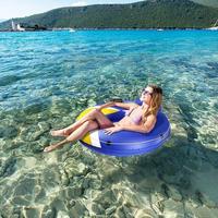 Bouée de natation gonflable en PVC écologique en forme de cygne, design tendance, prix usine, certifiée CE, 110 cm, pour femmes, marque Go Brand