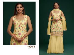 Nouvelle tendance : Salwar Kameez Palazzo pour mariage et occasions spéciales, provenant d'un fournisseur indien à prix de gros - Product Image 4