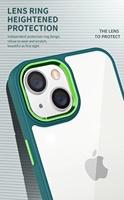 Casing HP Transparan PC TPU 2-in-1 Model Street Fashion untuk 13/12/11 Pro Max Anti Benturan Berbagai Warna Grosir