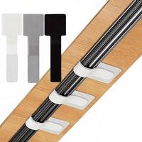 Sangles auto-adhésives en nylon réutilisables et durables avec boucle Velcro réglable pour organiser les câbles de bureau, la salle de bain, la cuisine et les sacs