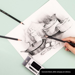 Crayon à <span class=keywords><strong>dessin</strong></span> Deli S997, crayon à <span class=keywords><strong>dessin</strong></span> pour étudiants en art, charbon de bois, crayon à <span class=keywords><strong>dessin</strong></span> pour débutants, ensemble d'outils de <span class=keywords><strong>dessin</strong></span> - Product Image 4