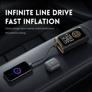Vente Directe Usine : Démarreur de Batterie de Voiture sans Fil et Gonfleur de Pneus Portable Automatique avec Manomètre et LED - Product Image 5