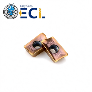 เม็ดมีดกลึงทังสเตนคาร์ไบด์ ECL M90 เคลือบดีบุก รูปทรงสี่เหลี่ยมคางหมู สำหรับเครื่องกลึง CNC ภายนอก - Product Image 3