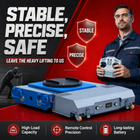 Chariot à roulettes électrique robuste Yimai Steel, 1500W, 110V/220V, roues en PU, capacité 50T-100T, garantie 3 ans