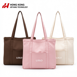 Sac fourre-tout en toile de coton personnalisable avec logo imprimable, grand format, vierge, réutilisable, 12 oz, en polyester et coton, pour courses, vente en gros - Product Image 1