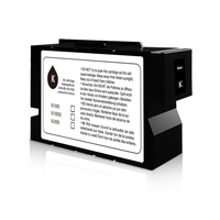 Cartouche d'encre DTG compatible BK C M Y de 200 ml avec puce pour imprimante textile Ricoh Ri1000 Ri1000X Ri2000