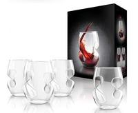 Verres à whisky et à vin en borosilicate épais de 400 ml, créatifs, transparents, pour la maison, les mariages et les fêtes