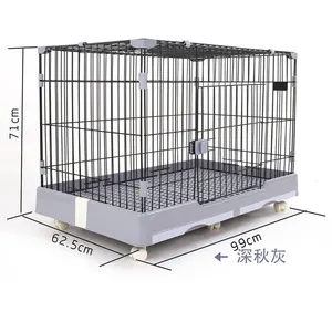 PUYUAN Pet altre gabbie in acciaio trasportini per gabbie in acciaio filo per case vendita cuccia per gatti di grandi dimensioni in metallo