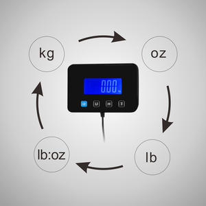 Báscula Electrónica Portátil de Acero Inoxidable de 200 kg para Paquetería, Entrega Exprés, Logística de PVC, Compras de Comestibles - Product Image 1