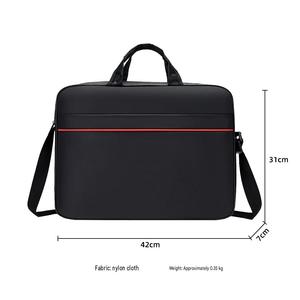 Sac à bandoulière grande capacité pour ordinateur portable, mallette d'affaires, sac de bureau, sac à main, sac à bandoulière pratique pour le travail et l'extérieur, sac à ordinateur portable unisexe tendance - Product Image 2