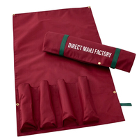 Mahjong-Rack-Rollertasche mit Schnappverschluss, Mahjong-Schieber-Set-Tasche aus Segeltuch, Aufbewahrung für Mahjong-Liebhaber und -Spieler
