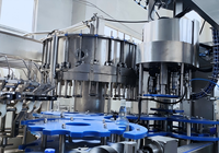 Machine de remplissage de lait en bouteille de verre, ligne de production automatique de mise en bouteille et de bouchage de produits laitiers