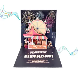 Custom Music Birthday Cards Cartão Com Chip De Som Para Presentes De Festa De Aniversário