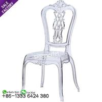 Usine directement Sinoperfect meubles décorations de mode invité fête en plein air chaise blanche en plastique meubles de mariage de luxe