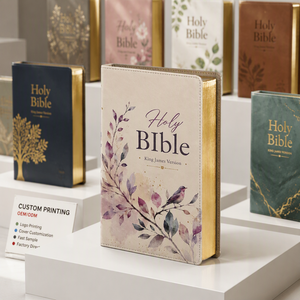 Biblia Nueva de Edición Limitada con Bordes Dorados <span class=keywords><strong>para</strong></span> Niñas, Tapa Dura con Bordes Pintados, Versión en Inglés de Alta Calidad - Product Image 1