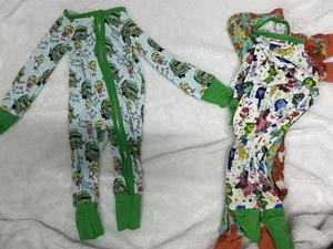 Bán Buôn Tùy Chỉnh Tre Dễ Thương Sơ Sinh Chất Lượng Cao Zippies Quần Áo Trẻ Em Ngủ Zippy Quần Áo Tất Cả Các Loại In Quần Áo - Product Image 6
