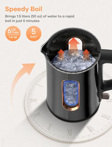 Hervidor de Agua Eléctrico de 1L, Gran Venta, Interior Libre de BPA, Indicador LED de Alta Calidad - Product Image 3