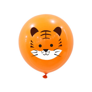 Ingrosso Jungle Animal in lattice palloncino 12 pollici festa di buon compleanno decorazione foresta animale <span class=keywords><strong>leone</strong></span> tigre elefante Zebra Globos - Product Image 5