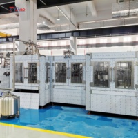 Volledig automatische productielijn voor vers fruit & sinaasappelsap met zuiver water vulinstallatie, motor met hoge productiviteit