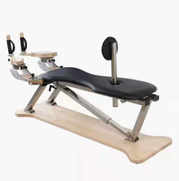 Unité combinée professionnelle de tour à poulies en bois d'érable canadien pour machine de Pilates Gyro, idéale pour l'entraînement en studio de yoga