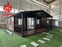 Casas Prefabricadas, Mini Casa sobre Remolque, Casas Prefabricadas de 2 Dormitorios con Baño, Oficina para Proyectos de Viviendas Prefabricadas
