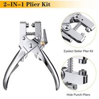 Kit de pinces à pression manuelles multifonctionnelles avec composants PLC, garantie 1 an, pour l'installation de rivets et l'ouverture d'œillets de 5 mm sur chaussures