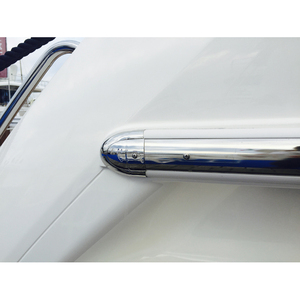 SPHAERA Qualité Supérieure Fender Profile Gunnel Boats Yachts Rub Rails Bumper Marine Acier Inoxydable 35 mm bar on 50 mm PVC Base - Product Image 5