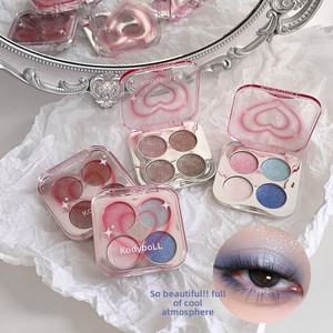 Rực Rỡ 4 Màu <span class=keywords><strong>Eyeshadow</strong></span> Kim Cương Nghiền nát Trang Điểm Vibes Tốt Long Lanh Ngọc Trai Bảng Màu - Product Image 2