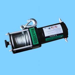 Minigrúa eléctrica de 220V/380V para remolque todoterreno montado en vehículo, rescate autónomo, polipasto de cable <span class=keywords><strong>con</strong></span> control remoto/pendiente, metálica - Product Image 3