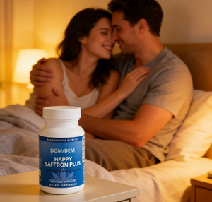 Cápsulas Veganas DOM/DEM Happy Saffron Plus |   90 Unidades |   Suplemento Dietético para el Apoyo del Estado de Ánimo, la Memoria y el Bienestar - Product Image 2