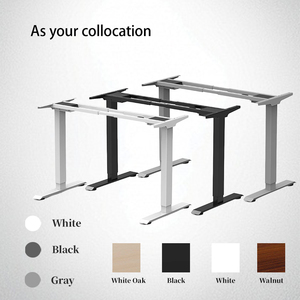 לבן שולחן מתכווננת גובה חשמל לבן משרד בכיר כתיבה מחשב נייד כתיבה כתיבה מחשב נייד - Product Image 4