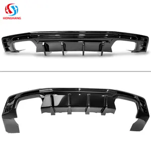 Honghang - Difusor de lábios para para para-choques traseiro, acessório automotivo para Chevrolet Camaro Zl1 SS ABS 10KG, 2016 2017 2018 2019 2021 2022