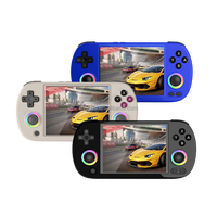 Pour console de jeu portable RG40XXH, joystick, éclairage RVB, écran 4'', système Wi-Fi Linux
