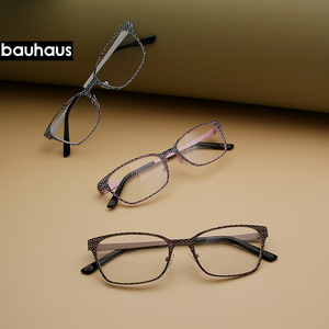 Occhiali da Vista Economici Unisex con Montatura Classica Stampata, Lenti Vintage in Metallo, Occhiali da Lettura Ottici - Product Image 3