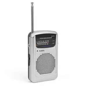 GARIDA Denoise tasca Wireless a due bande FM AM Broadcast due batterie AAA Dry GCE-002 ricevitore Radio portatile di emergenza
