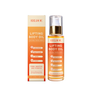 Aceite corporal para apretar, anticelulitis, profundamente hidratante, reafirmante para el pecho, rejuvenecedor, reparador, suavizante, aceite nutritivo - Product Image 1