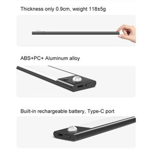 الجدار المغناطيسي الأوروبي القابل لإعادة الشحن USB ، ضوء Warodrobe سهل الاستخدام لغرفة النوم وغرفة المعيشة - Product Image 3