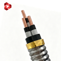 Cable de Alimentación ESP para Pozos Petroleros, Aislado con Goma, de 1AWG a 7AWG, Cable Sumergible para Bomba