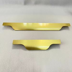 Youxin Hidden <strong>Door</strong> Handle Black Mount Finger Edge Drawer Pull Concealed Handle Aluminum Alloy Long Furniture Handles - Product Image 6