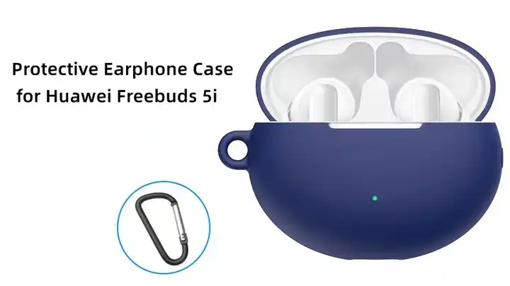 For Huawei FreeBuds 5 Case Shockproof Silicone Earphone Cover Solid Color  Hearphone Accessories Box FreeBuds5 cover Protective