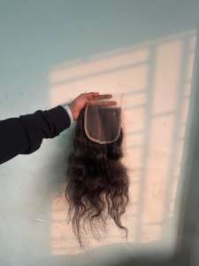 Fourniture en gros de closures de cheveux humains indiens Remy pour tissage à coudre, protection et coiffage, couverture de la perte de cheveux, meilleur prix du marché - Product Image 6