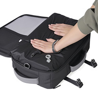 Sac à dos de voyage professionnel multifonctionnel extensible et étanche pour homme, avec compartiment pour ordinateur portable, en tissu Oxford, à compression sous vide, idéal pour les déplacements transfrontaliers