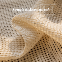 Tissu en tulle gaufré 100 % polyester, léger et écologique, teint, pour rideaux de fenêtre et voilages – Vente en gros