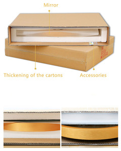 Gương Trang Trí Tường Hình Tròn 60CM Khung Bạc Kim Loại Nhôm Bán Chạy Nhất Trên <span class=keywords><strong>Amazon</strong></span> - Product Image 6